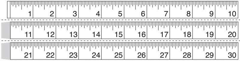 Printable Tape Measure Free 60" Measuring Tape