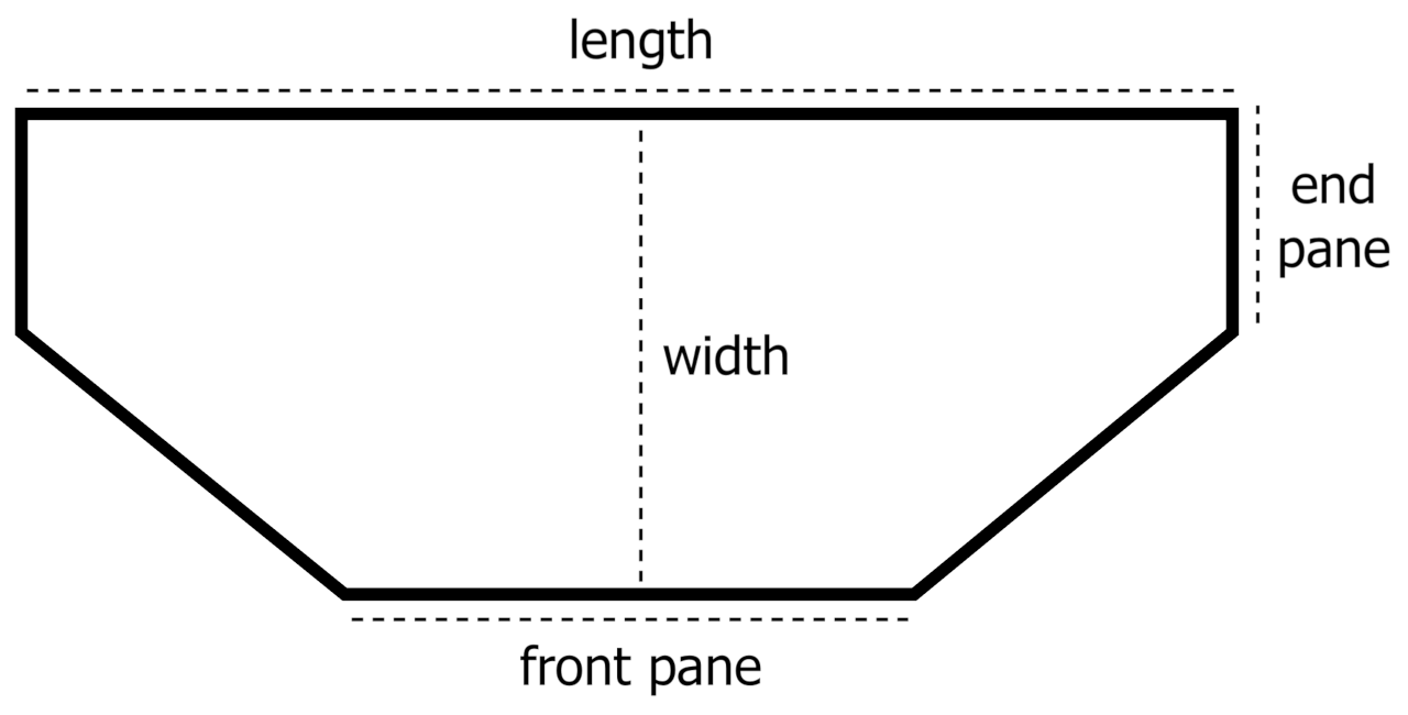 Flat back hexagon clearance aquarium hood