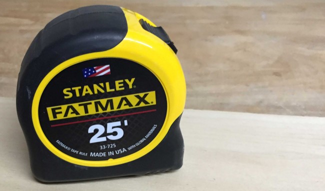 Stanley FatMax tape measure