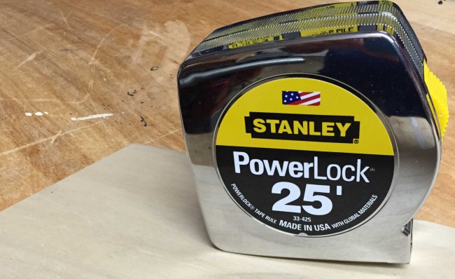 Stanley Powerlock tape measure