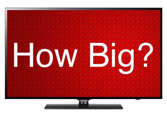 Choose the right sized TV based on viewing distance for an immersive viewing experience