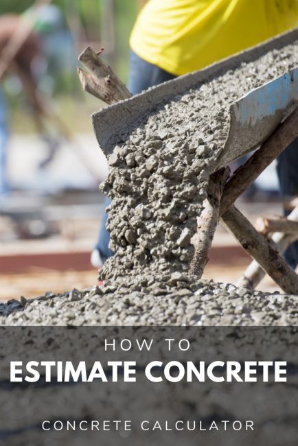 Share concrete calculator – how much concrete do you need?