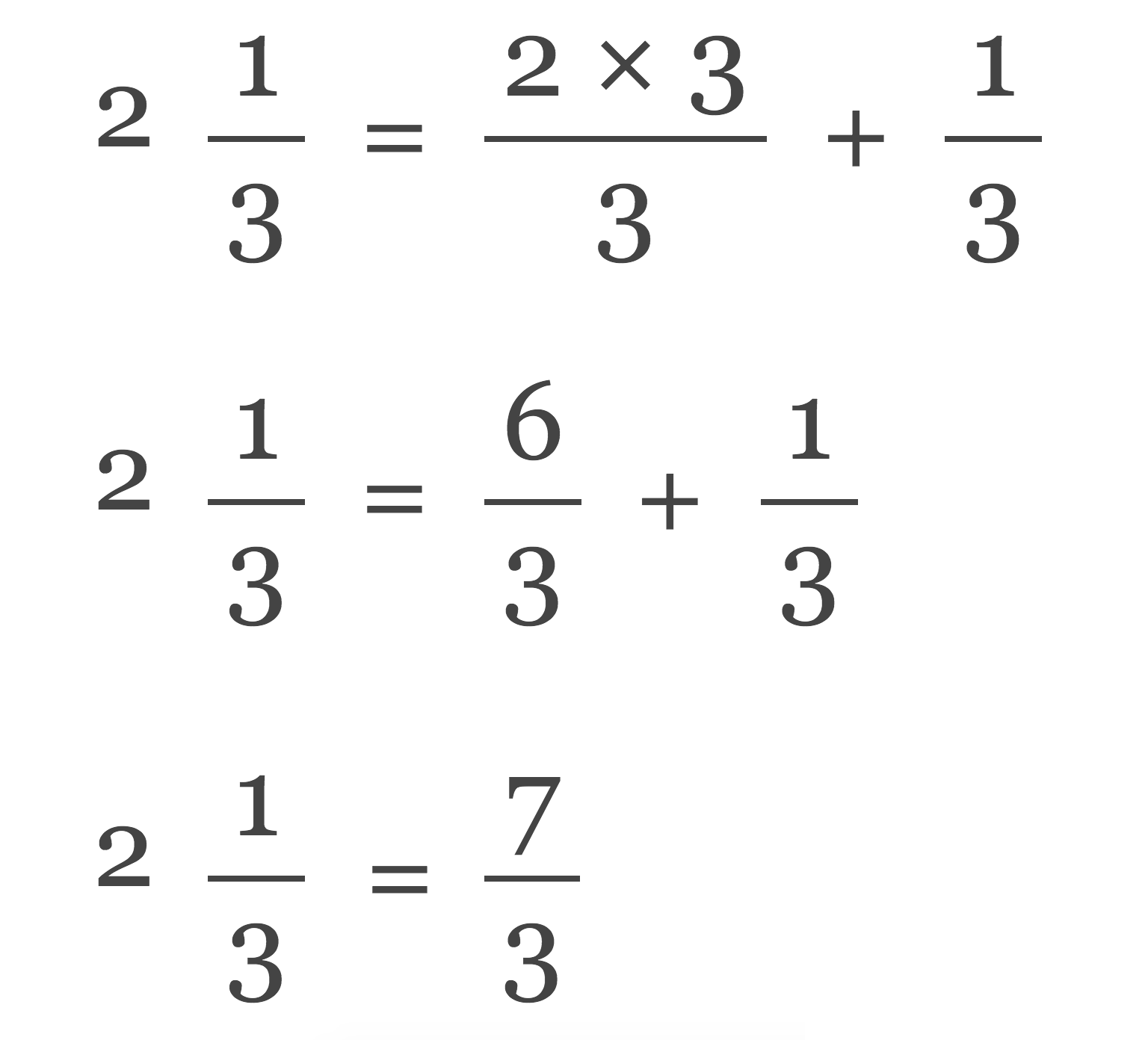 how to solve equations with mixed fractions