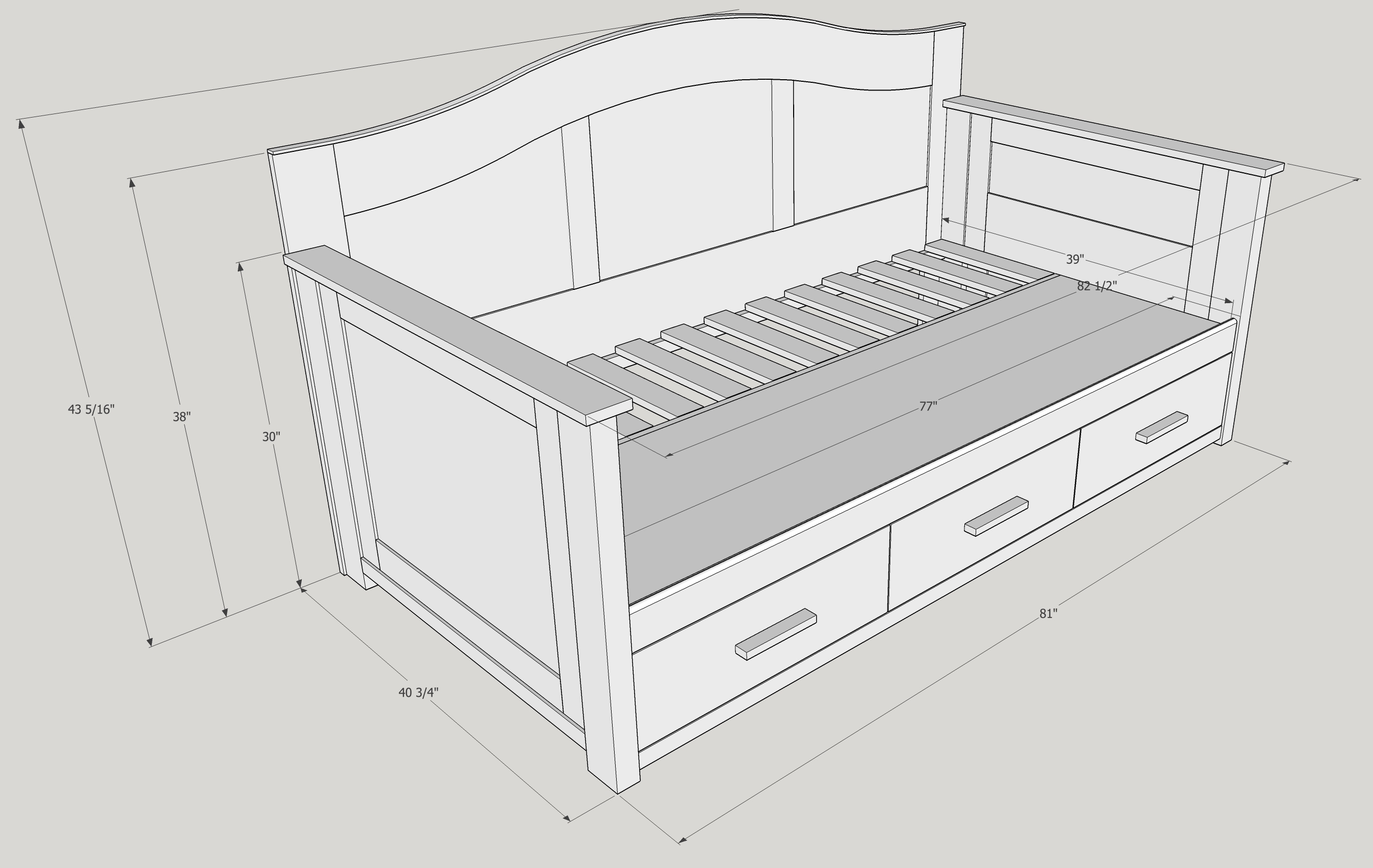 bed dimensions