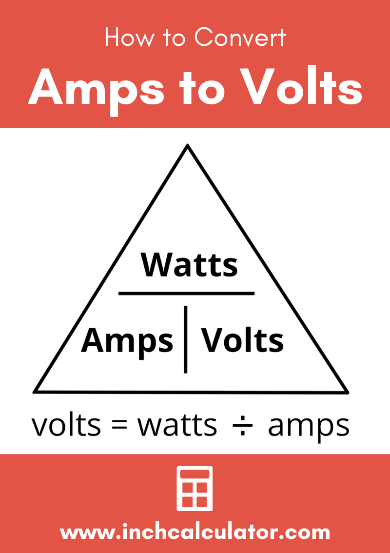 Share amps to volts electrical conversion calculator