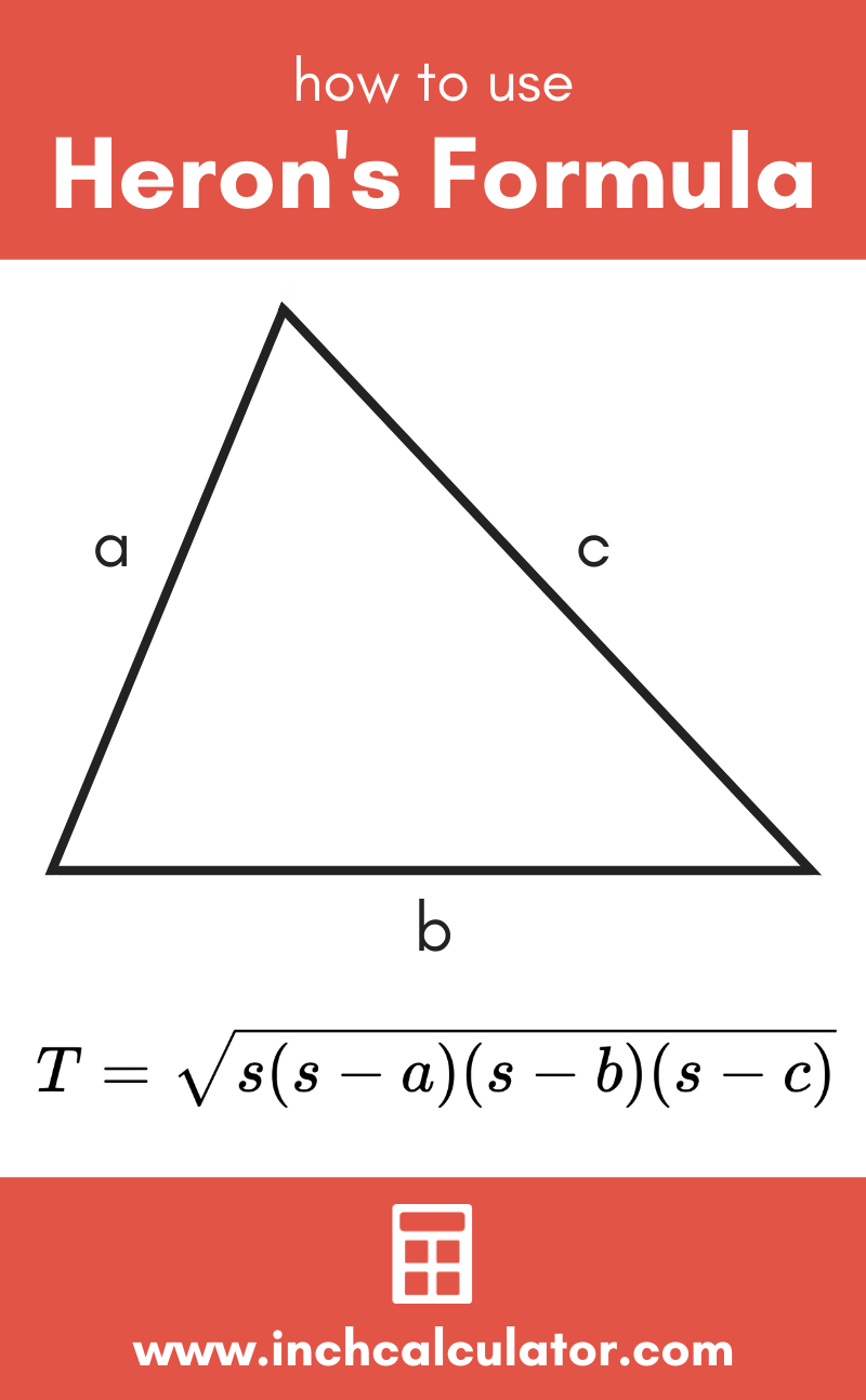 Share heron’s formula calculator