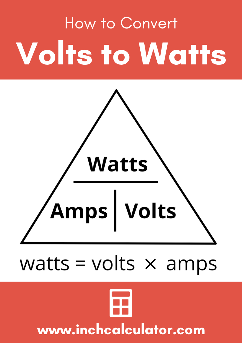 Share volts to watts electrical conversion calculator