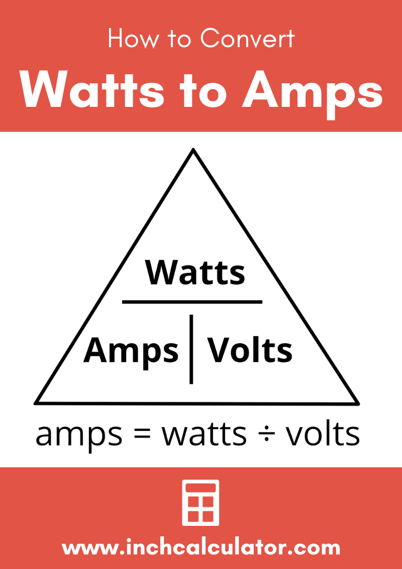 Share watts to amps conversion calculator