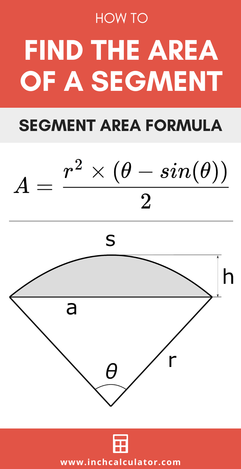 Share segment area calculator