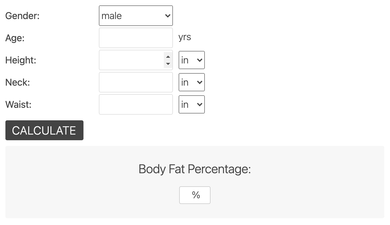 Body Fat Calculator »