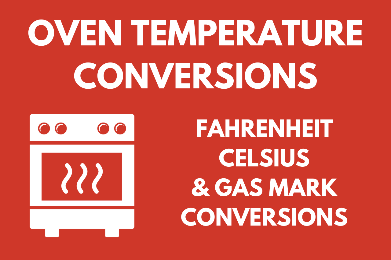 Oven Temperature Conversions