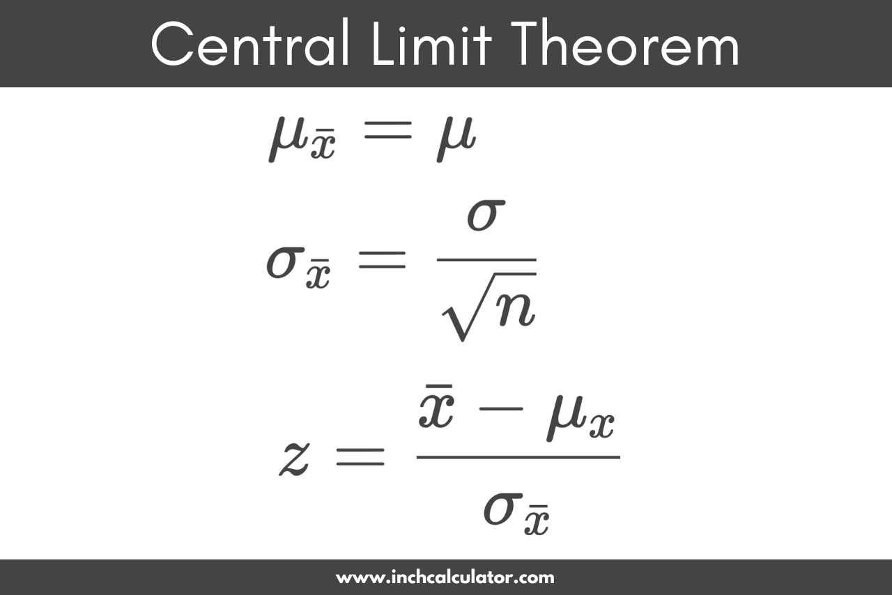 what are the steps in solving problem using central limit theorem