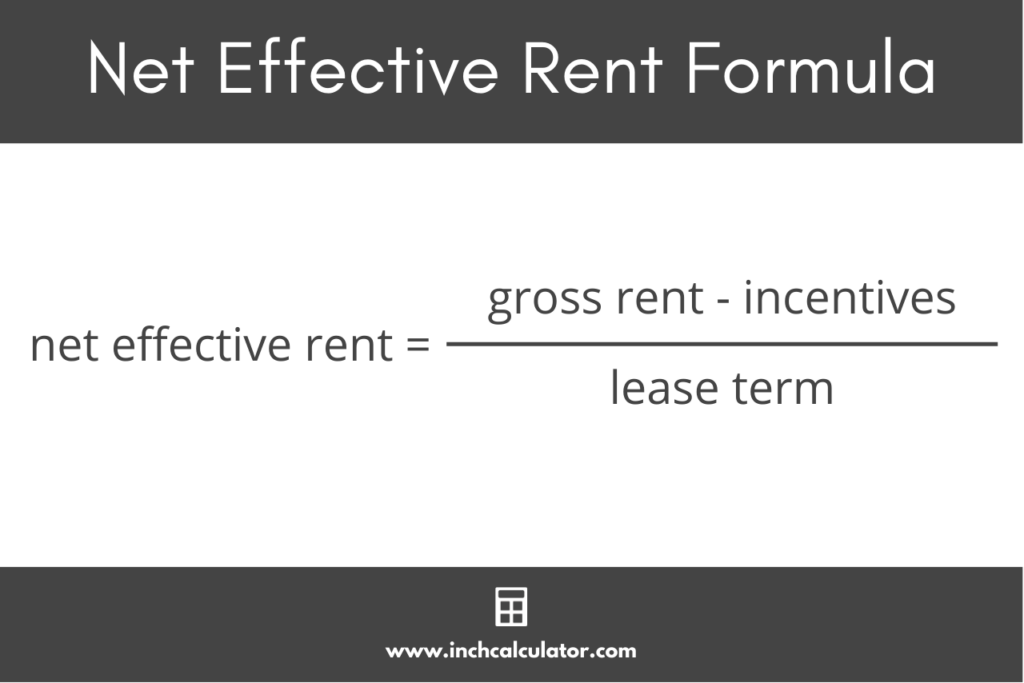 Net Effective Rent Calculator Inch Calculator